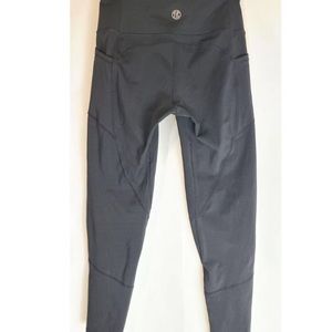 Til You Collapse Gray Heart Booty Leggings Small